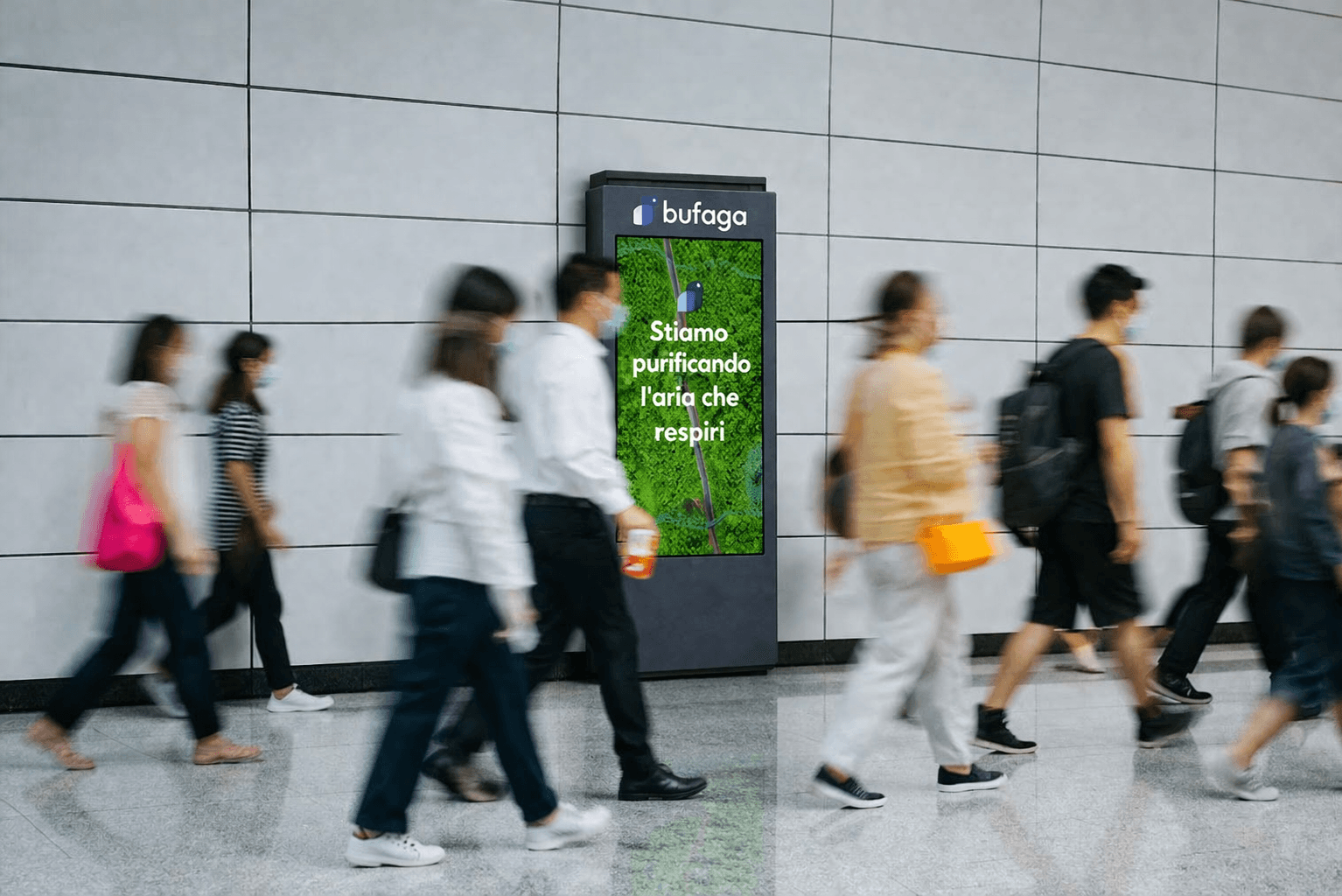 E-Bufaga — installazione urbana